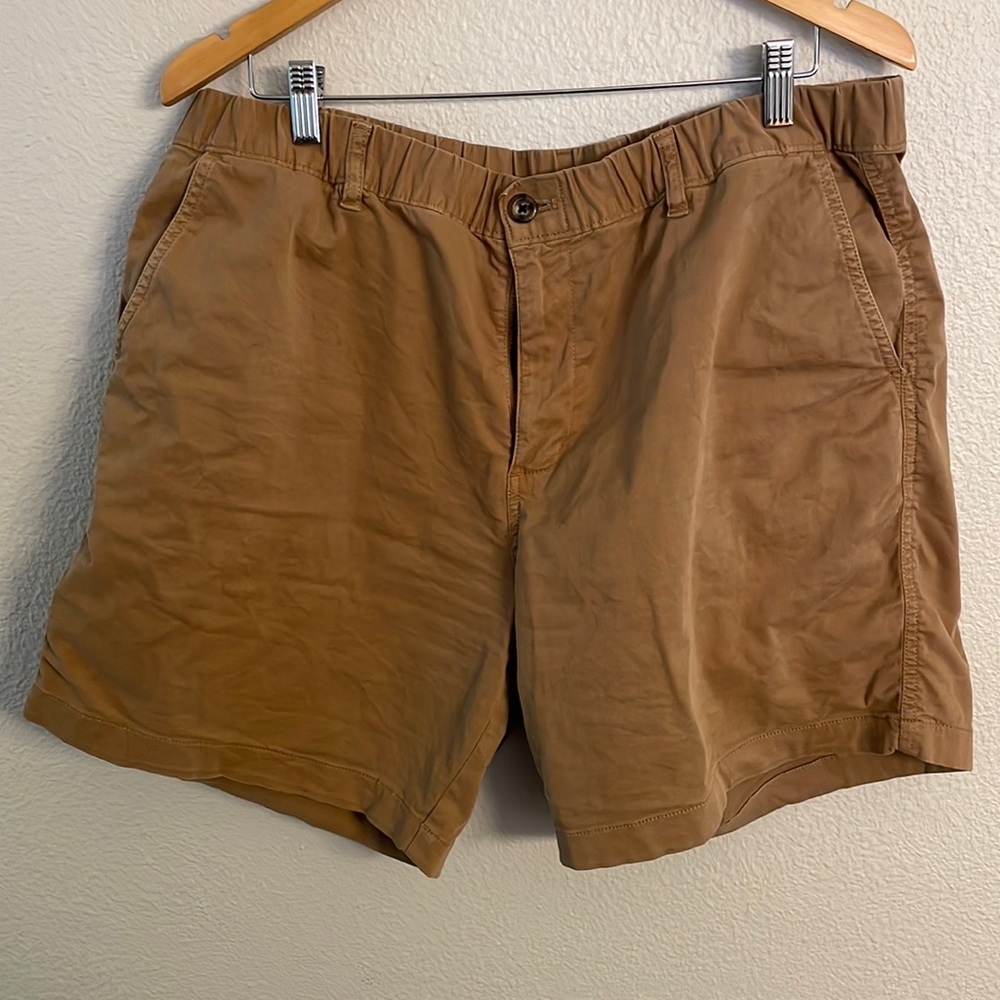 Bearbottom 7” Strech Short in Camel